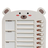 Maxbell List Board Daily Task Planning Board Chart Memo for RV Office Home Beige Bear
