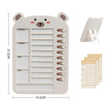 Maxbell List Board Daily Task Planning Board Chart Memo for RV Office Home Beige Bear