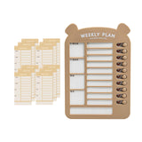 Maxbell List Board Daily Task Planning Board Chart Memo for RV Office Home Brown