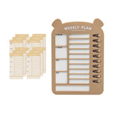 Maxbell List Board Daily Task Planning Board Chart Memo for RV Office Home Brown