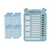Maxbell List Board Daily Task Planning Board Chart Memo for RV Office Home Blue