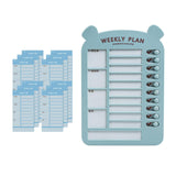 Maxbell List Board Daily Task Planning Board Chart Memo for RV Office Home Blue