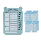 Maxbell List Board Daily Task Planning Board Chart Memo for RV Office Home Blue