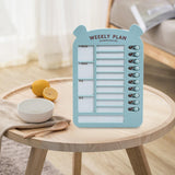 Maxbell List Board Daily Task Planning Board Chart Memo for RV Office Home Blue
