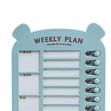 Maxbell List Board Daily Task Planning Board Chart Memo for RV Office Home Blue