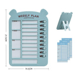 Maxbell List Board Daily Task Planning Board Chart Memo for RV Office Home Blue