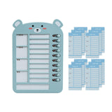 Maxbell List Board Daily Task Planning Board Chart Memo for RV Office Home Blue Bear