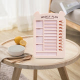 Maxbell List Board Daily Task Planning Board Chart Memo for RV Office Home Pink