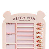 Maxbell List Board Daily Task Planning Board Chart Memo for RV Office Home Pink
