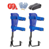 Maxbell Tree Climbing Spikes Safe Belt W/ Lanyard Vertical for Fruit Picking Camping 2 Gears