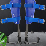 Maxbell Tree Climbing Spikes Safe Belt W/ Lanyard Vertical for Fruit Picking Camping 2 Gears