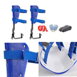 Maxbell Tree Climbing Spikes Safe Belt W/ Lanyard Vertical for Fruit Picking Camping 2 Gears