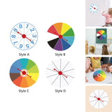 Maxbell Rotary Wheel Erasable Spinner Heavy Duty for Party Activities Style A