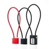 Maxbell 3 Digit Combination Lock Anti Rust Waterproof for Suitcase Cabinet Baggage Red