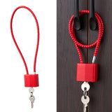 Maxbell 3 Digit Combination Lock Anti Rust Waterproof for Suitcase Cabinet Baggage Red