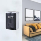 Maxbell 4 Digit Outdoor Password Key Box lock Box for Wall Contractors Emergency
