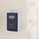 Maxbell 4 Digit Outdoor Password Key Box lock Box for Wall Contractors Emergency