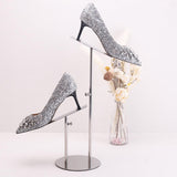 Maxbell Shoes Bracket Durable Adjustable Metal Detachable for Home Living Room Women's shoes