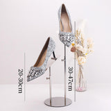 Maxbell Shoes Bracket Durable Adjustable Metal Detachable for Home Living Room Women's shoes