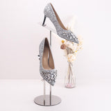 Maxbell Shoes Bracket Durable Adjustable Metal Detachable for Home Living Room Women's shoes