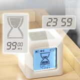 Maxbell Timer Portable Digital Visual Timer count counter for Study Home Exercise Light