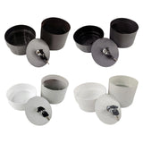 Maxbell Creative Flower Pot Money Storage Box Piggy Bank Rust Proof for Yard Garden A