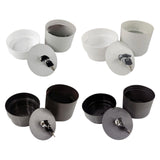 Maxbell Creative Flower Pot Money Storage Box Piggy Bank Rust Proof for Yard Garden A