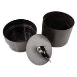 Maxbell Creative Flower Pot Money Storage Box Piggy Bank Rust Proof for Yard Garden A