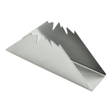 Maxbell Napkin Holders Notes Organizer Letters for Countertop Club Dinning Room Home Silver