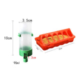 Maxbell Food and Water Feeder Set Cage Hanging feed Bucket for Small Animals Rabbit Medium