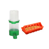 Maxbell Food and Water Feeder Set Cage Hanging feed Bucket for Small Animals Rabbit Medium
