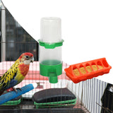 Maxbell Food and Water Feeder Set Cage Hanging feed Bucket for Small Animals Rabbit Medium