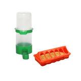 Maxbell Food and Water Feeder Set Cage Hanging feed Bucket for Small Animals Rabbit Small