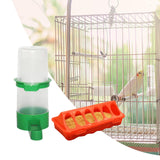 Maxbell Food and Water Feeder Set Cage Hanging feed Bucket for Small Animals Rabbit Small