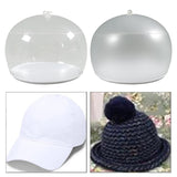 Maxbell Inflatable Hat Rack Holder Baseball Hat stand Tabletop Photography Clear