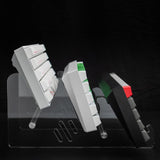 Maxbell Non Slip Computer Keyboard Riser Acrylic Transparent for Working Gaming