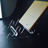 Maxbell Non Slip Computer Keyboard Riser Acrylic Transparent for Working Gaming