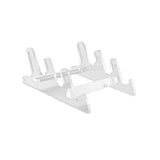 Maxbell Non Slip Computer Keyboard Riser Acrylic Transparent for Working Gaming