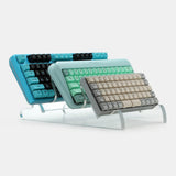 Maxbell Non Slip Computer Keyboard Riser Acrylic Transparent for Working Gaming