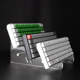 Maxbell Non Slip Computer Keyboard Riser Acrylic Transparent for Working Gaming