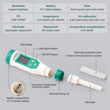Maxbell Water Quality Tester Smart Digital PH Meter 0.00-14.00 with Hanging Hole