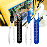 Maxbell Ecg Caliper Durable with Protector Cover for Nursing Measuring Tool Black