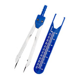 Maxbell Ecg Caliper Durable with Protector Cover for Nursing Measuring Tool Blue