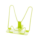 Maxbell Multipurpose Book Holders Metal Stable Portable for Dormitory Study Tabletop Green