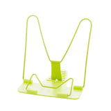 Maxbell Multipurpose Book Holders Metal Stable Portable for Dormitory Study Tabletop Green