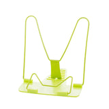 Maxbell Multipurpose Book Holders Metal Stable Portable for Dormitory Study Tabletop Green