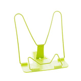 Maxbell Multipurpose Book Holders Metal Stable Portable for Dormitory Study Tabletop Green