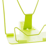 Maxbell Multipurpose Book Holders Metal Stable Portable for Dormitory Study Tabletop Green