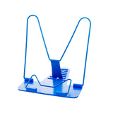 Maxbell Multipurpose Book Holders Metal Stable Portable for Dormitory Study Tabletop Blue