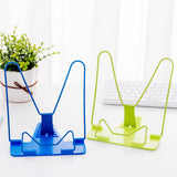 Maxbell Multipurpose Book Holders Metal Stable Portable for Dormitory Study Tabletop Blue